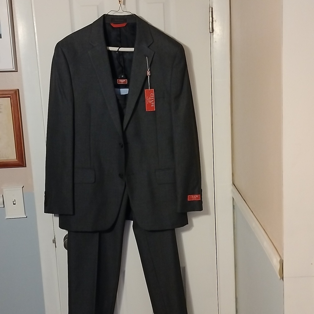Men's charcoal grey suit